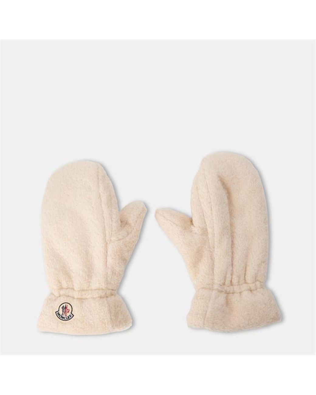 Moncler Natural Knitted Gloves