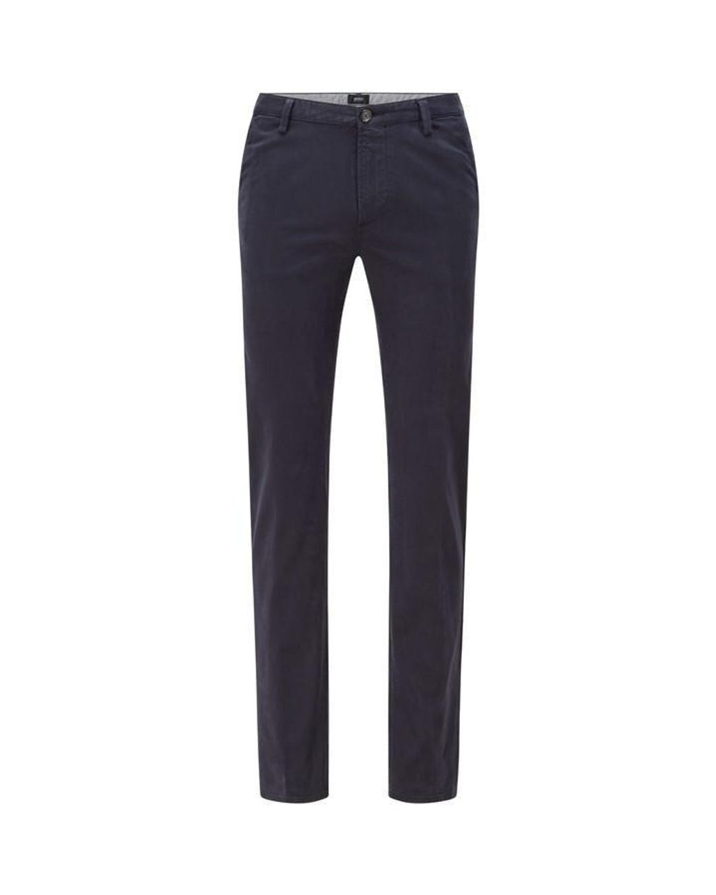 Boss Blue Rice1 D Straight Leg Trousers for men