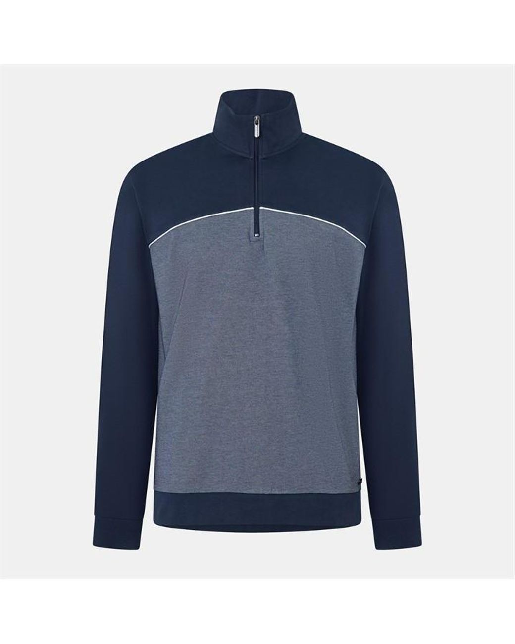 Boss Blue Quarter-Zip Fleece for men