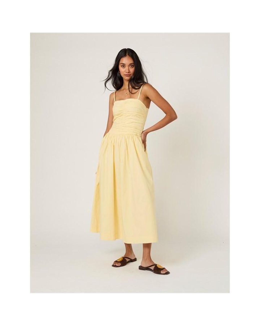 Nobody's Child Natural Nc Rosalie Midi Dress