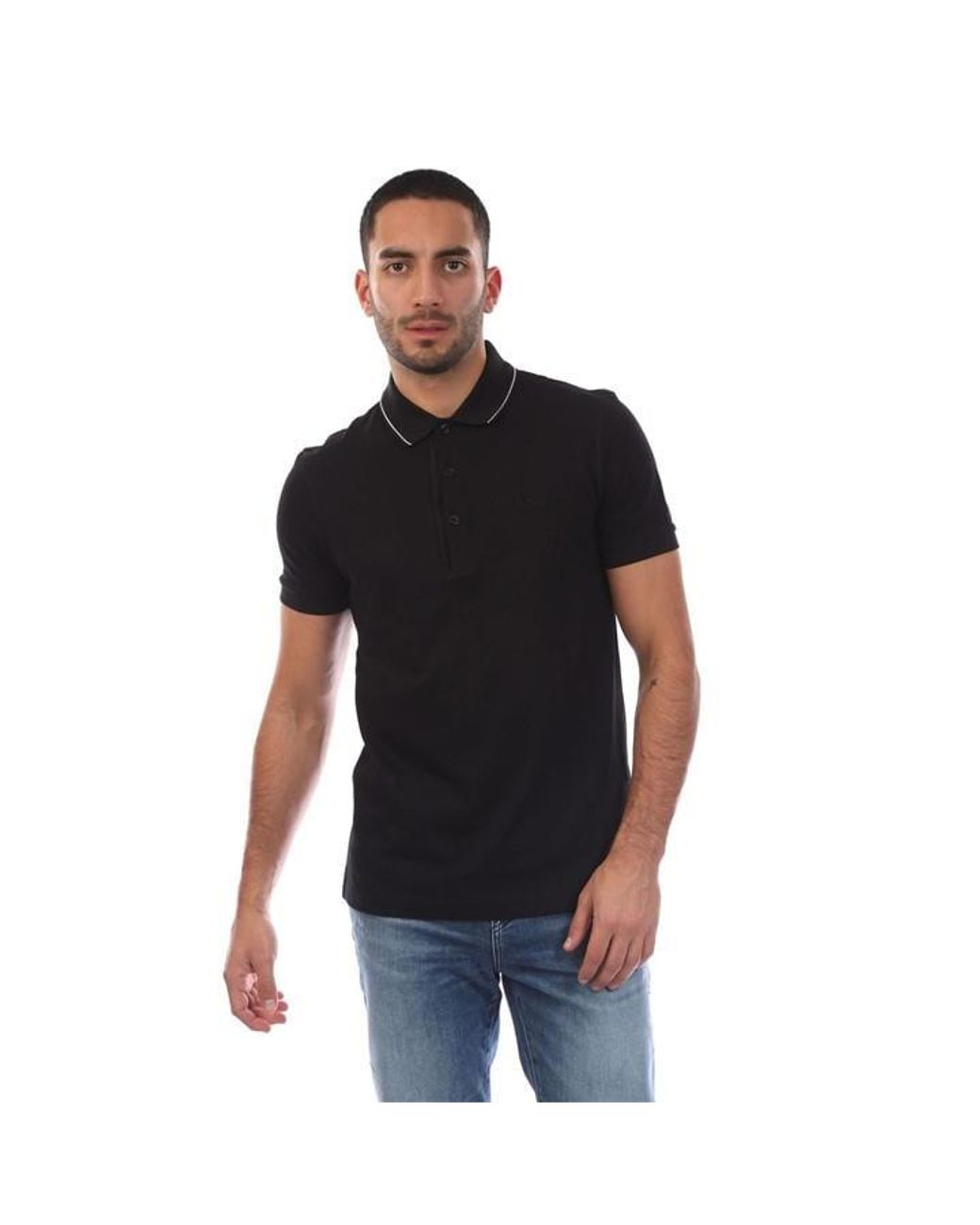 Boss Black Paule 4 Slim Fit Polo Shirt With Tonal Logo for men
