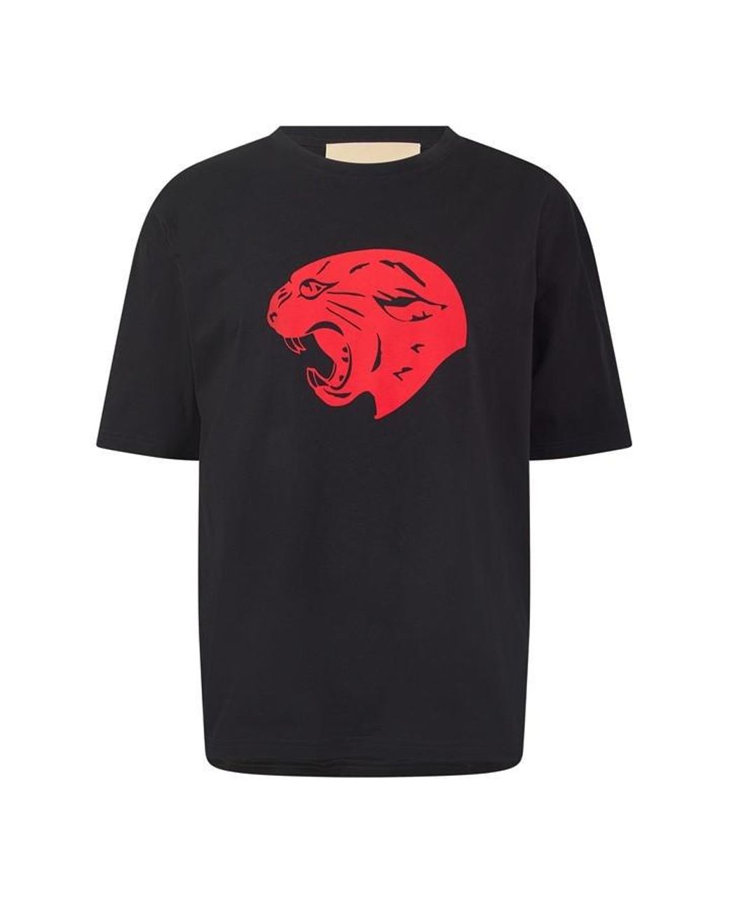 Valentino Black Val Panther Tee Sn64 for men