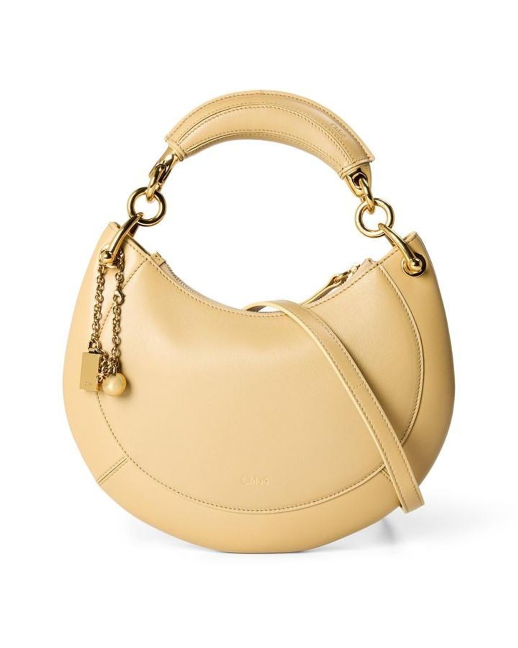 Chloé Metallic Banana Top Handle Bag