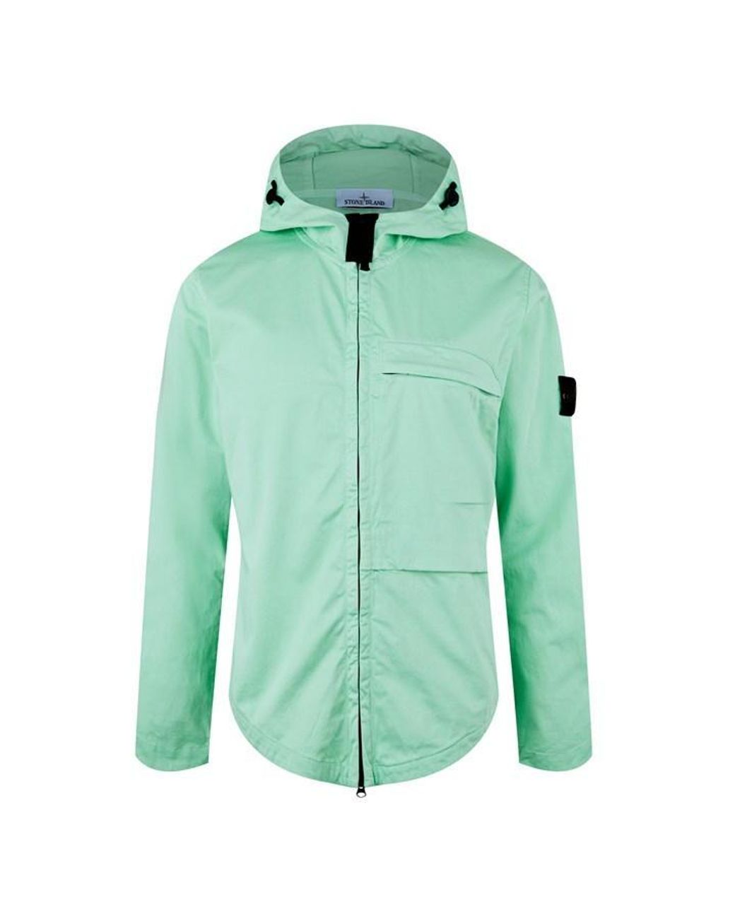 Stone island shop overshirt with hood