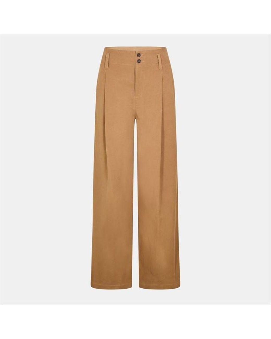 Chloé Natural Lightweight Wide Leg Trousers