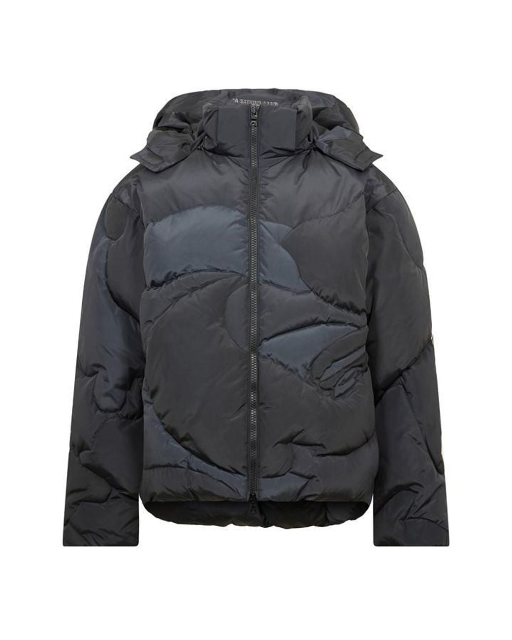 A Bathing Ape Gray Bape Camo Puffer Sn54 for men