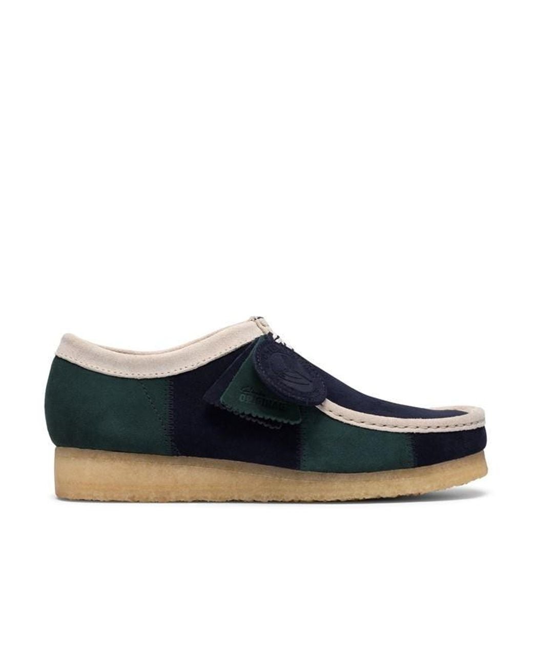 Clarks Blue Wallabee Moc Toe Formal Shoes for men