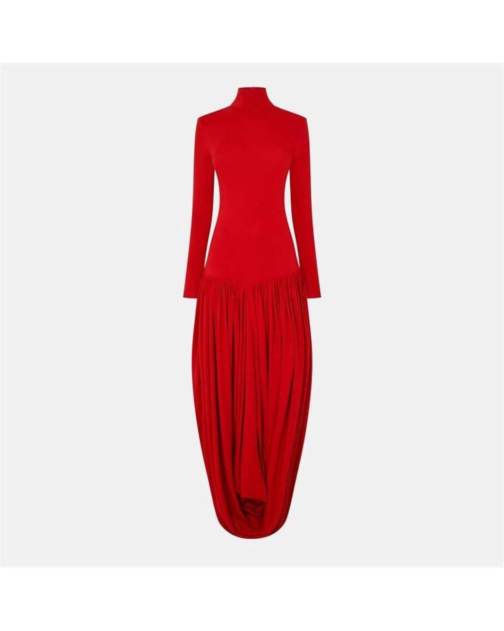 Magda Butrym Red Floor Length Maxi Dress