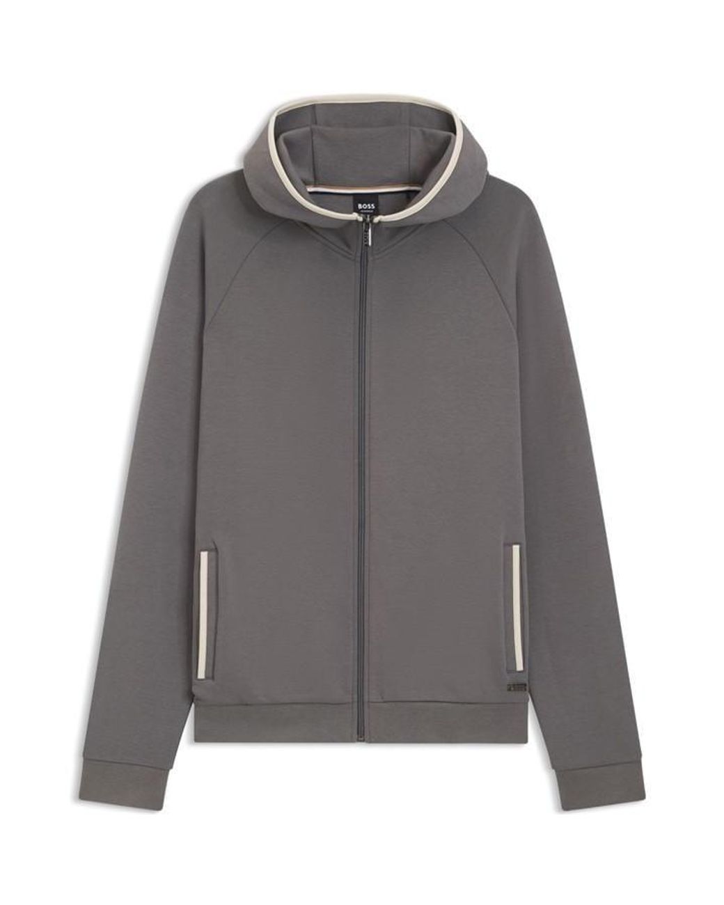 Boss Gray Sense Hooded Jacket 10265882 0 for men