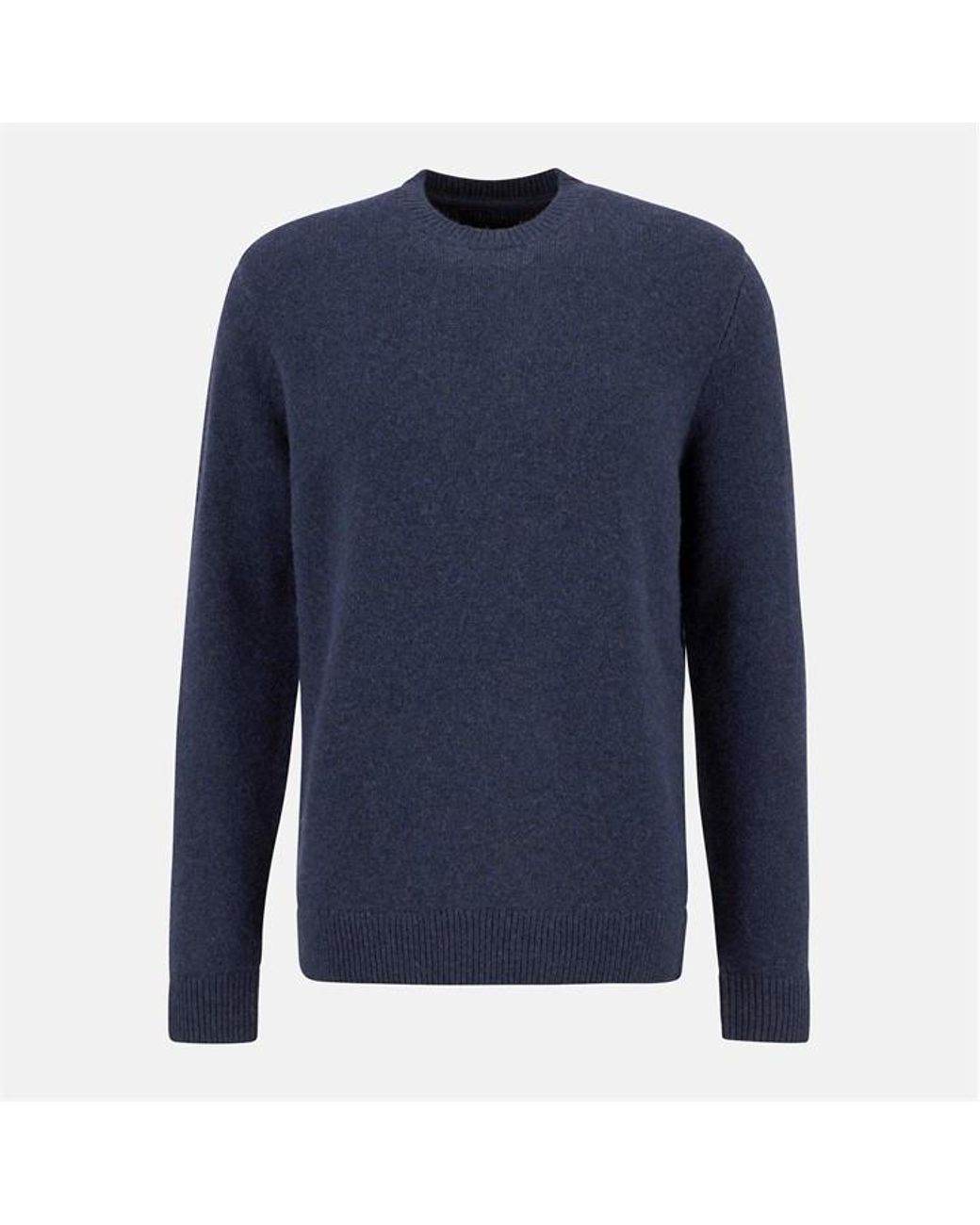Barbour Blue Covent Crew Neck Jumper for men