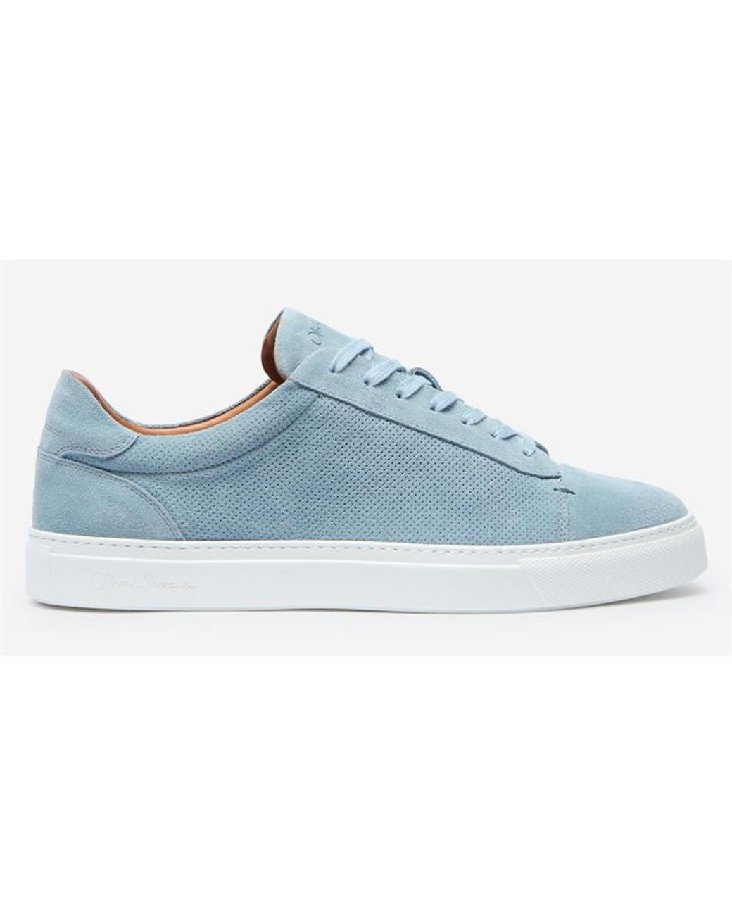 Oliver Sweeney Blue Almada Low-Top Trainers for men