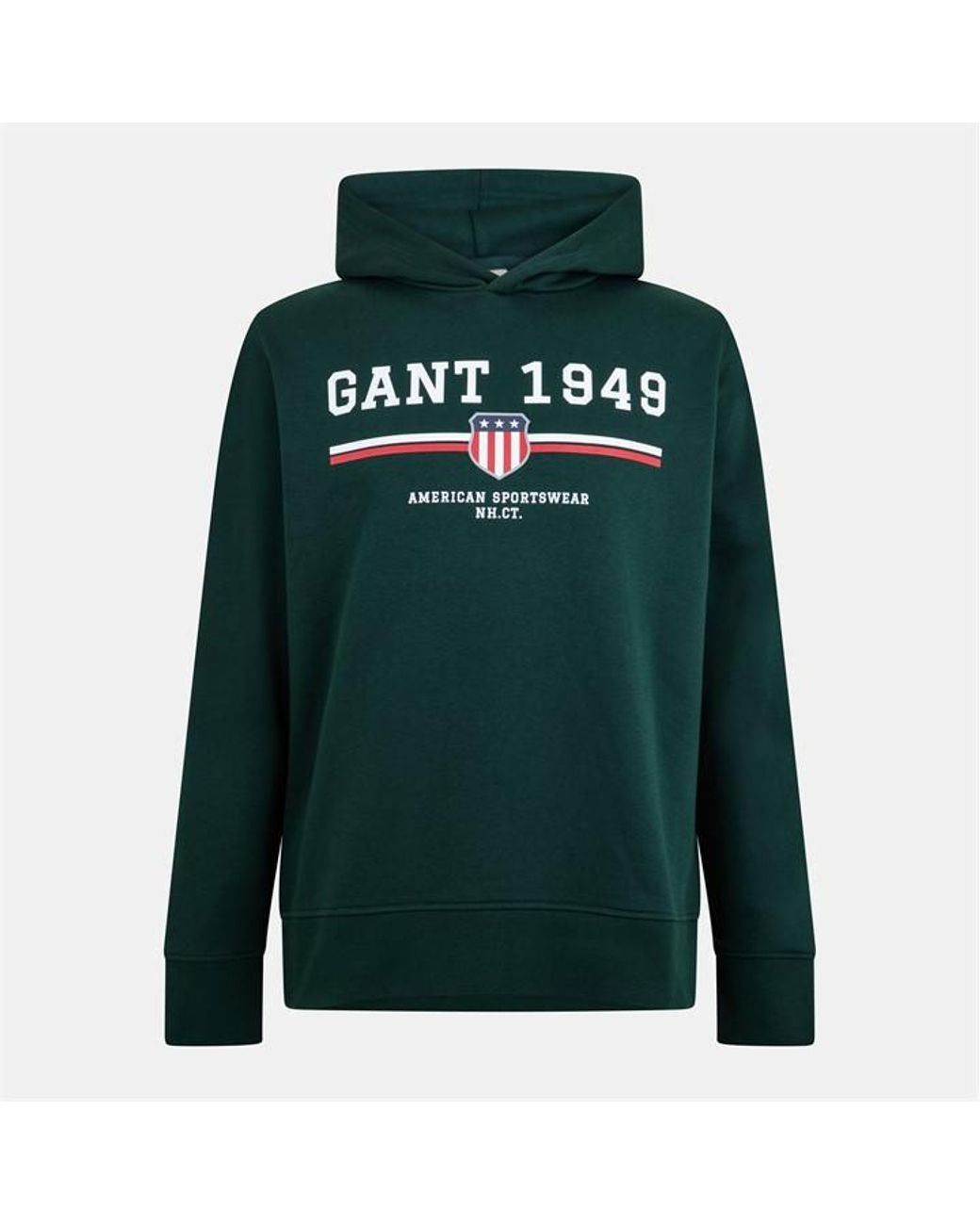 Gant Green Graphic Hoodie for men