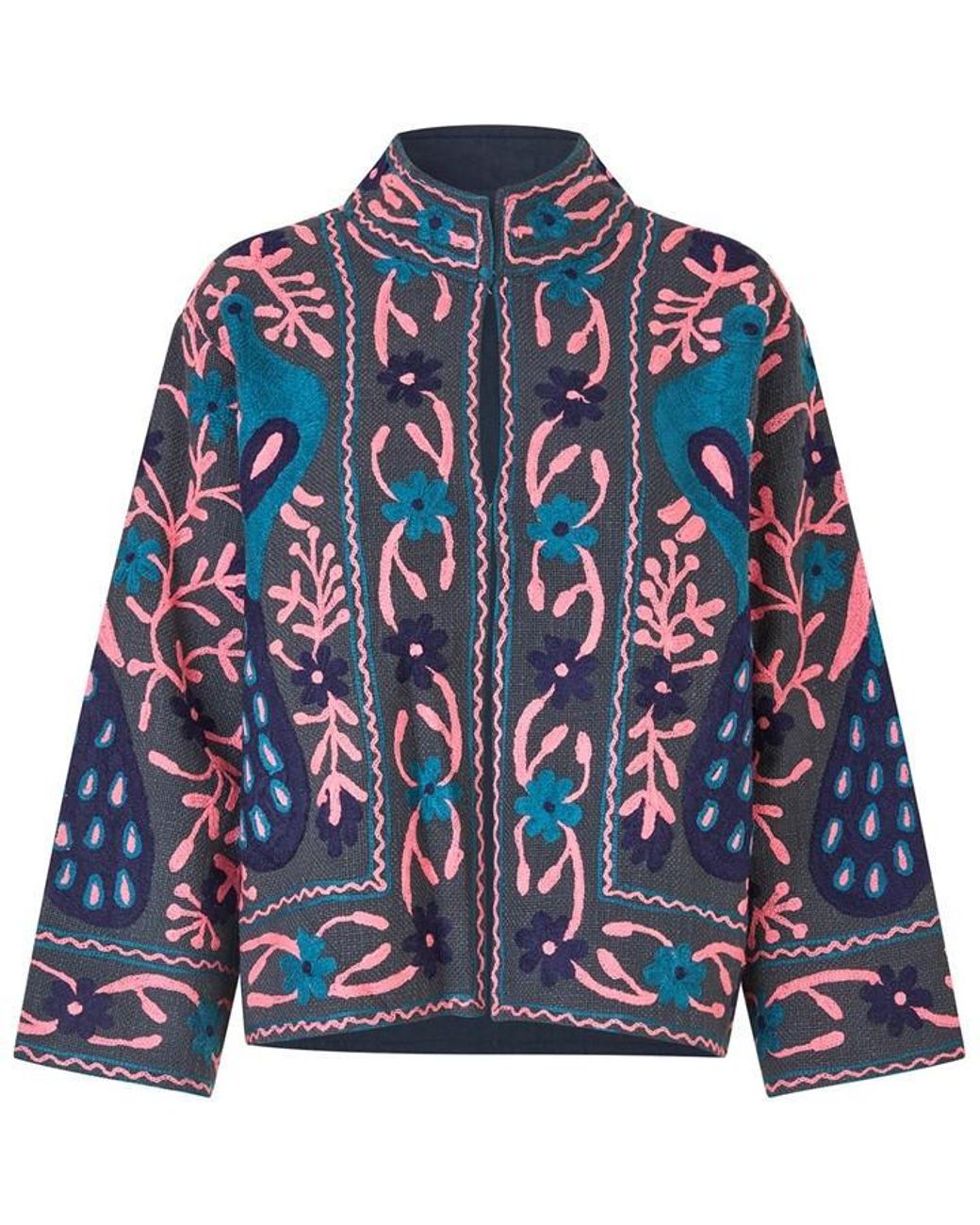 Lolly's Laundry Blue Sadie Bomber Jacket