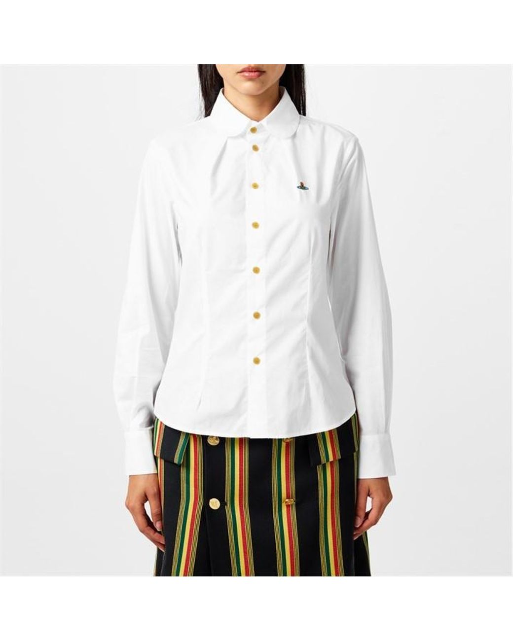 Vivienne Westwood White Toulouse Cotton Shirt