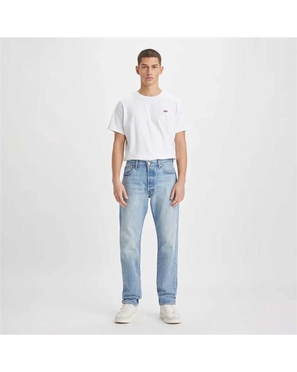Levi's Blue Levi's 1954 Bright Light Five Pocket Jeans for men