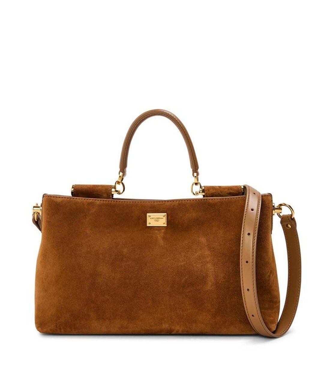 Dolce & Gabbana Brown Dg My Sicily Medium Ld63