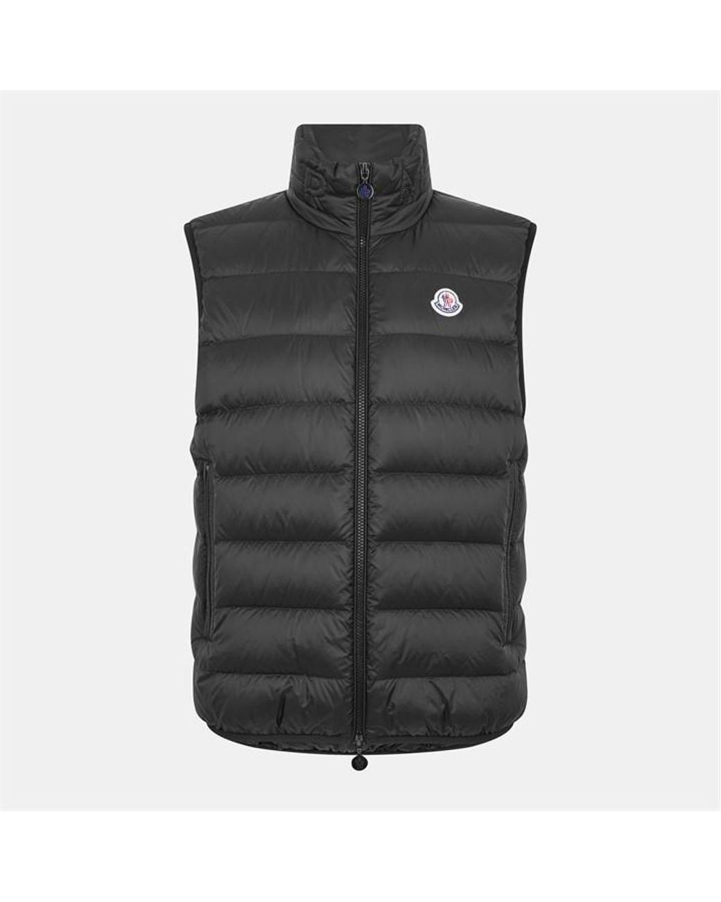Moncler Black Rocoque Down Quilted Gilet for men