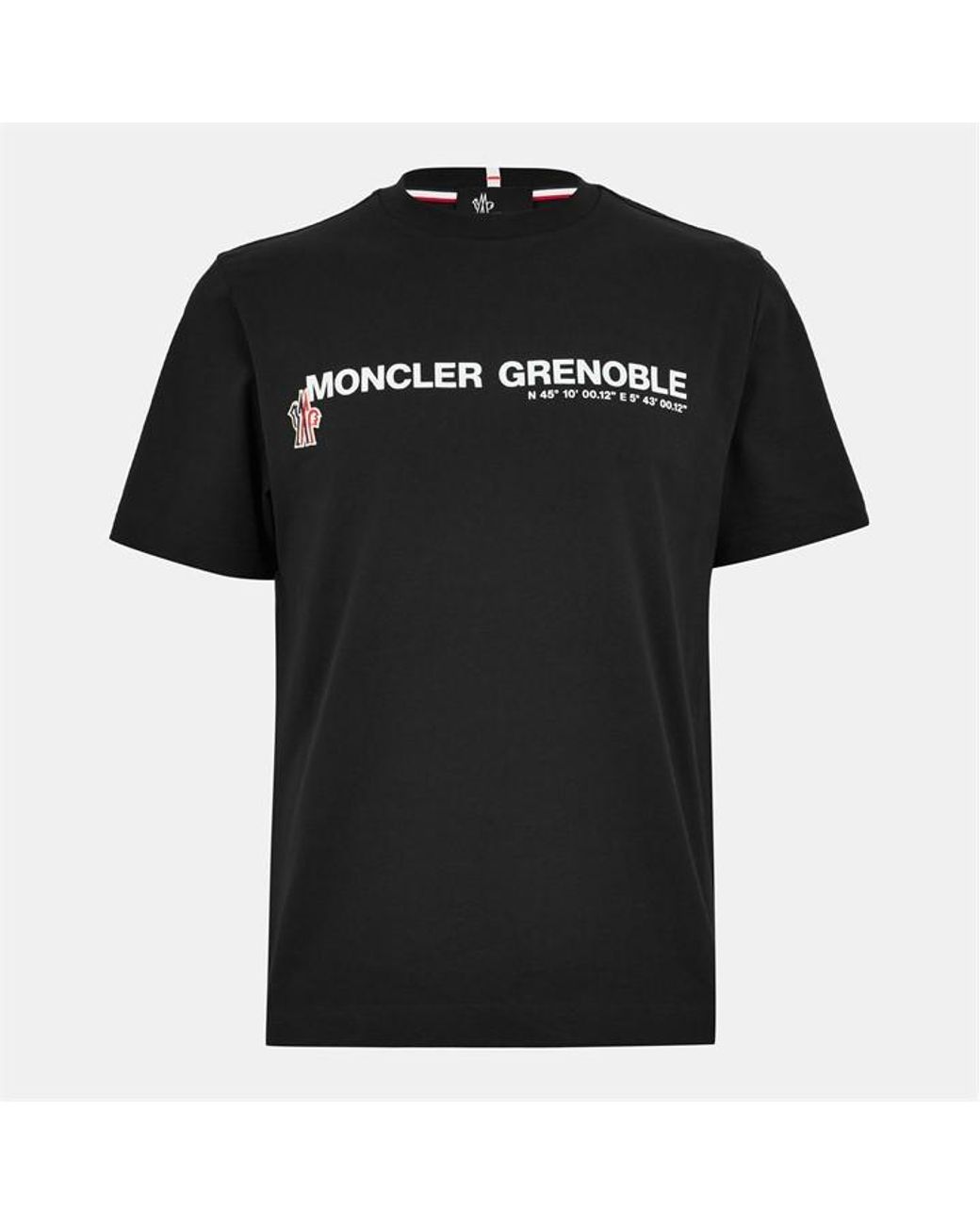 Moncler Black Logo T-Shirt for men