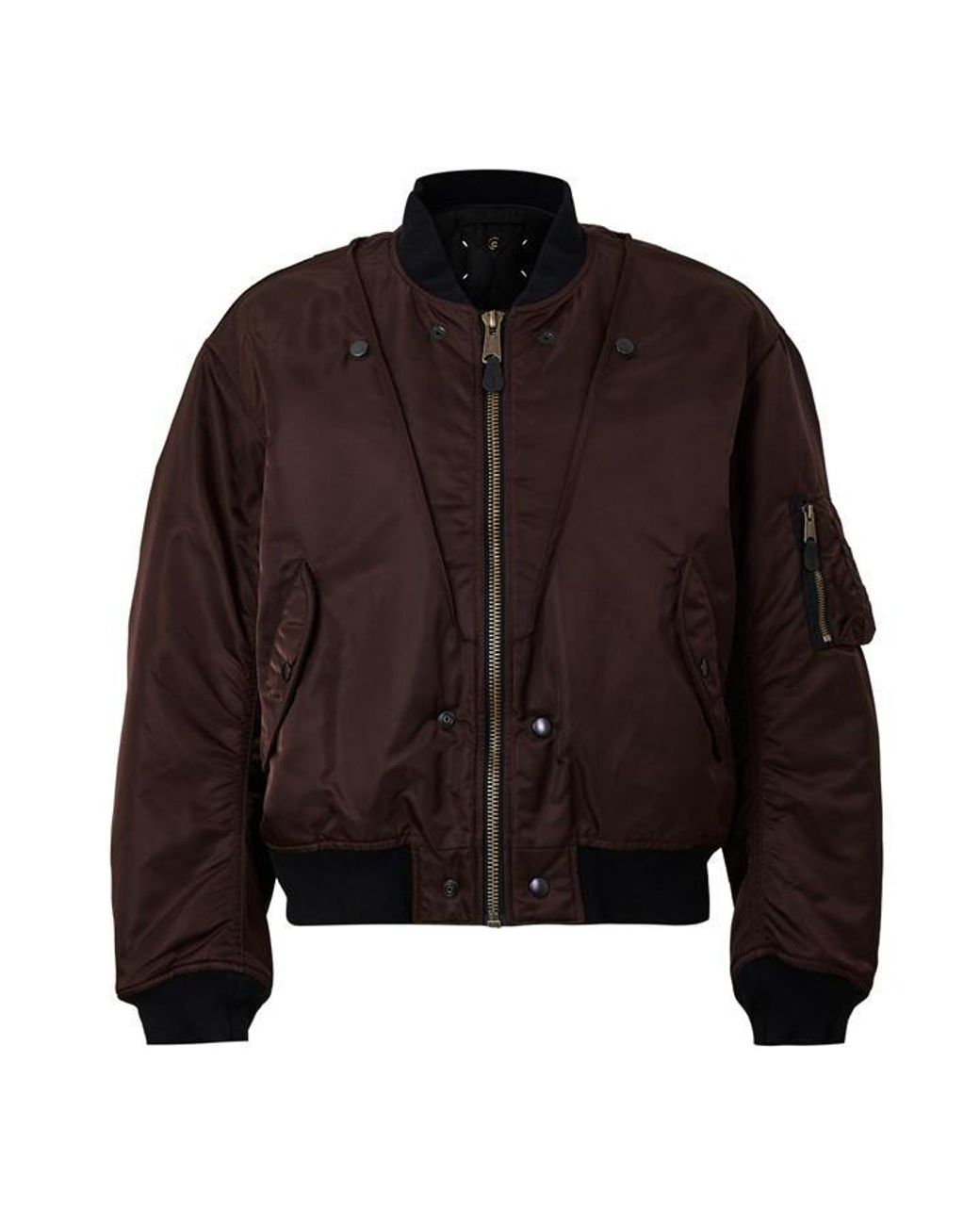 Maison Margiela Black Reversible Bomber for men