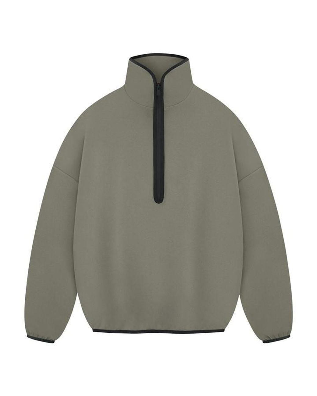 Adidas Gray Quarter-Zip Fleece for men