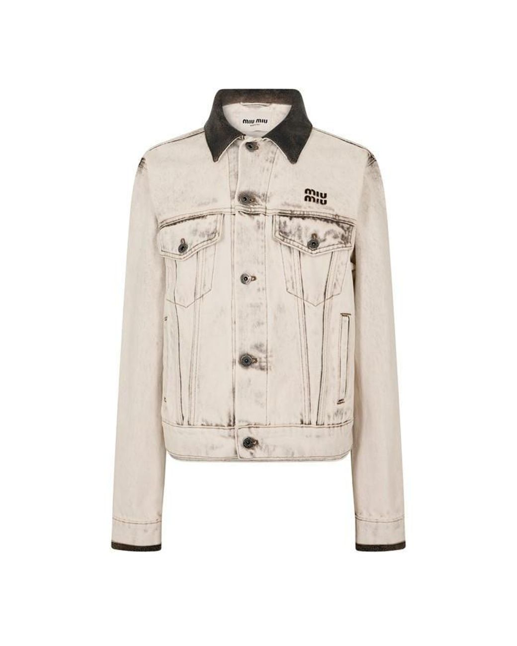 Miu Miu Gray Denim Jacket