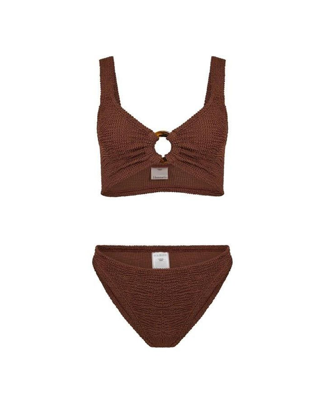 Hunza G Brown Julia Bikini Set