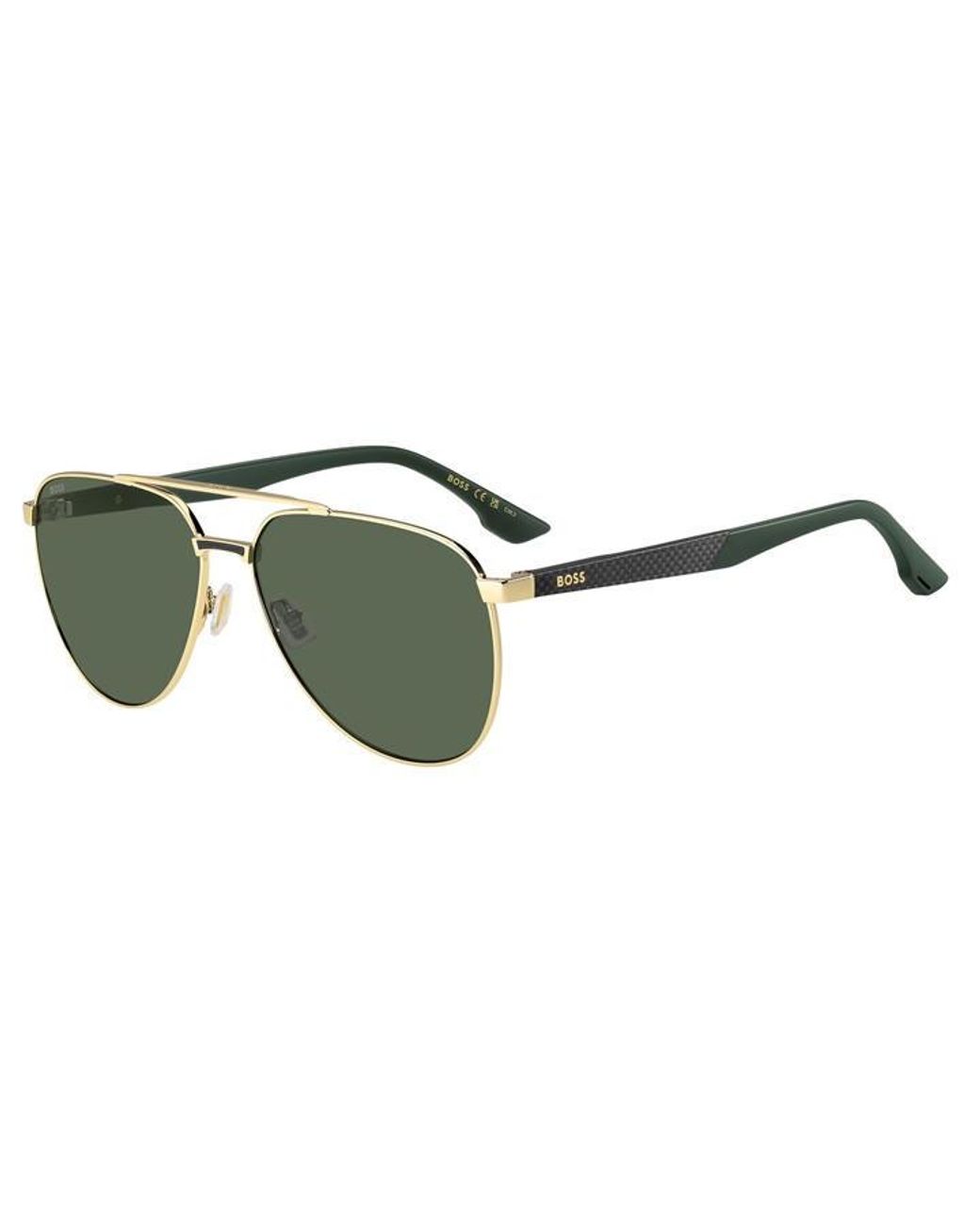 Boss Green Pilot Round Sunglasses for men
