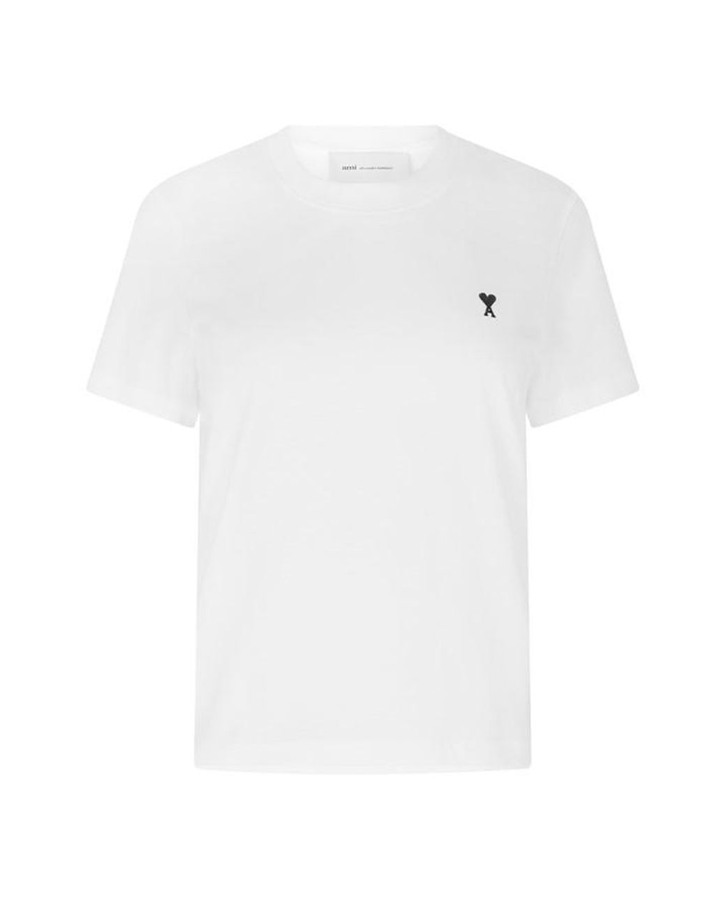 AMI White Ami De Coeur Tee