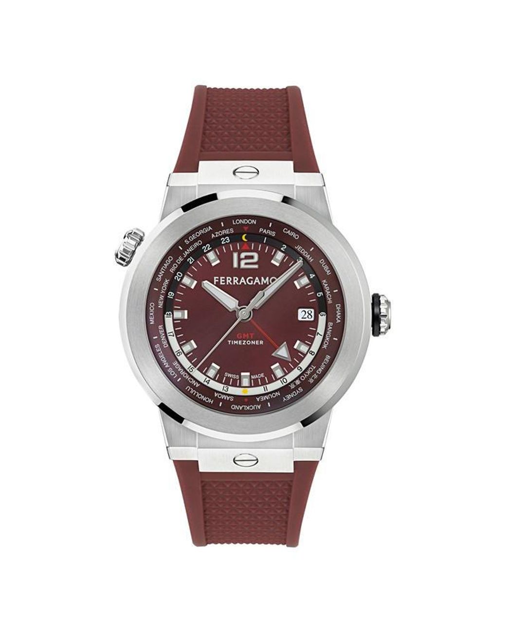 Ferragamo Metallic Edge Analogue Quartz Watch for men
