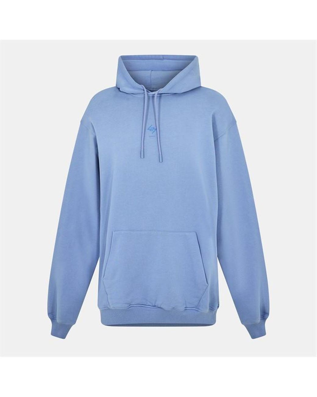 REPRESENT 247 Blue Logo Cotton 247 Oversized Hoodie for men
