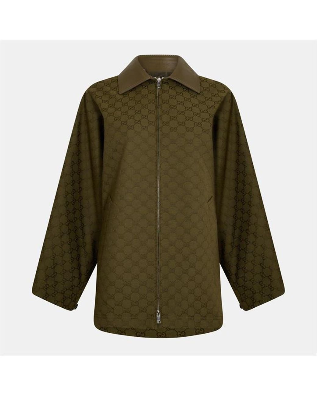 Gucci Green Parkgate Quilted Jacket