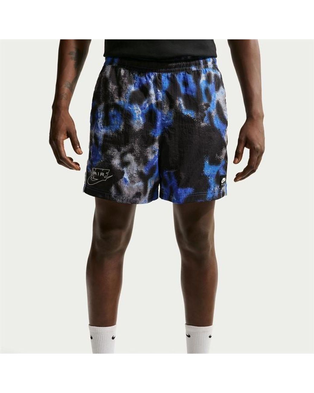 Nike Blue Woven Tracksuit Shorts for men