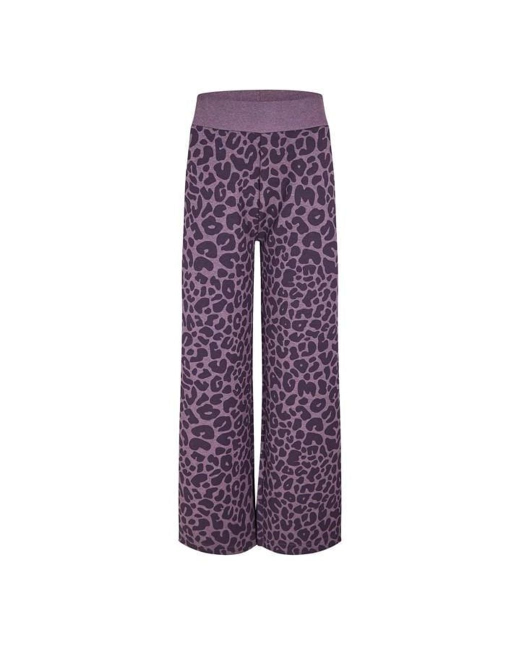 Boss Purple Erkunda Open Hem Woven Tracksuit Joggers