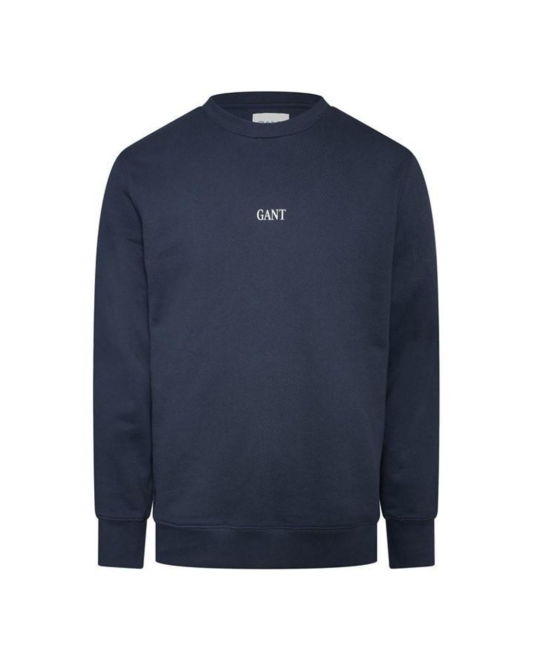 Gant Blue Small Graphic Crew-Neck Sweatshirt for men