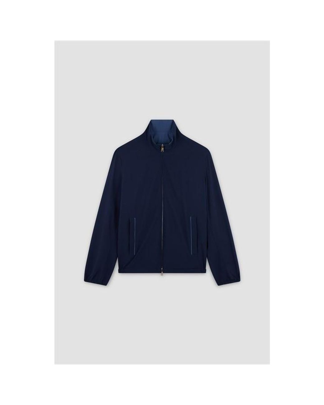 Paul & Shark Blue Reversible Weather-Resistant Softshell Jacket for men