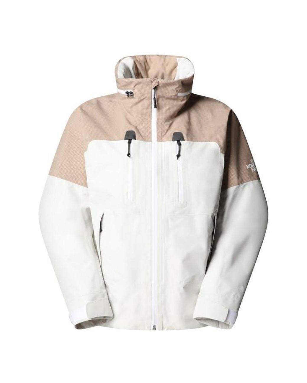 The North Face White Devils Thumb Weather Resistant Pullover Rain Anorak