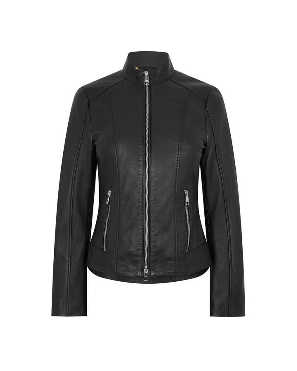 Boss Black C Sabella Leather Shorts