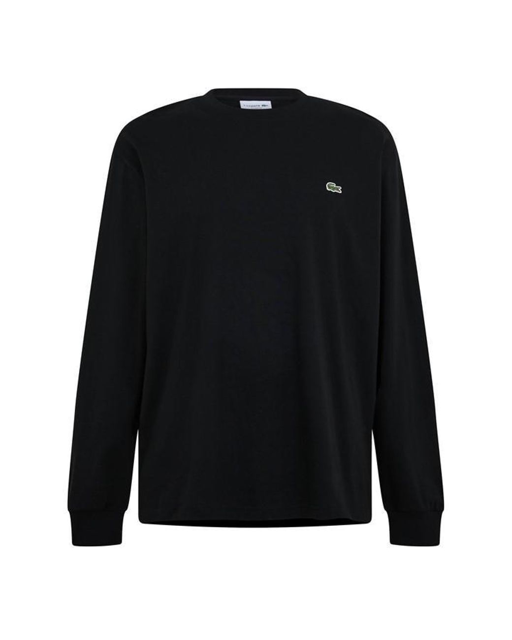 Lacoste Black Long Sleeve T-Shirt for men