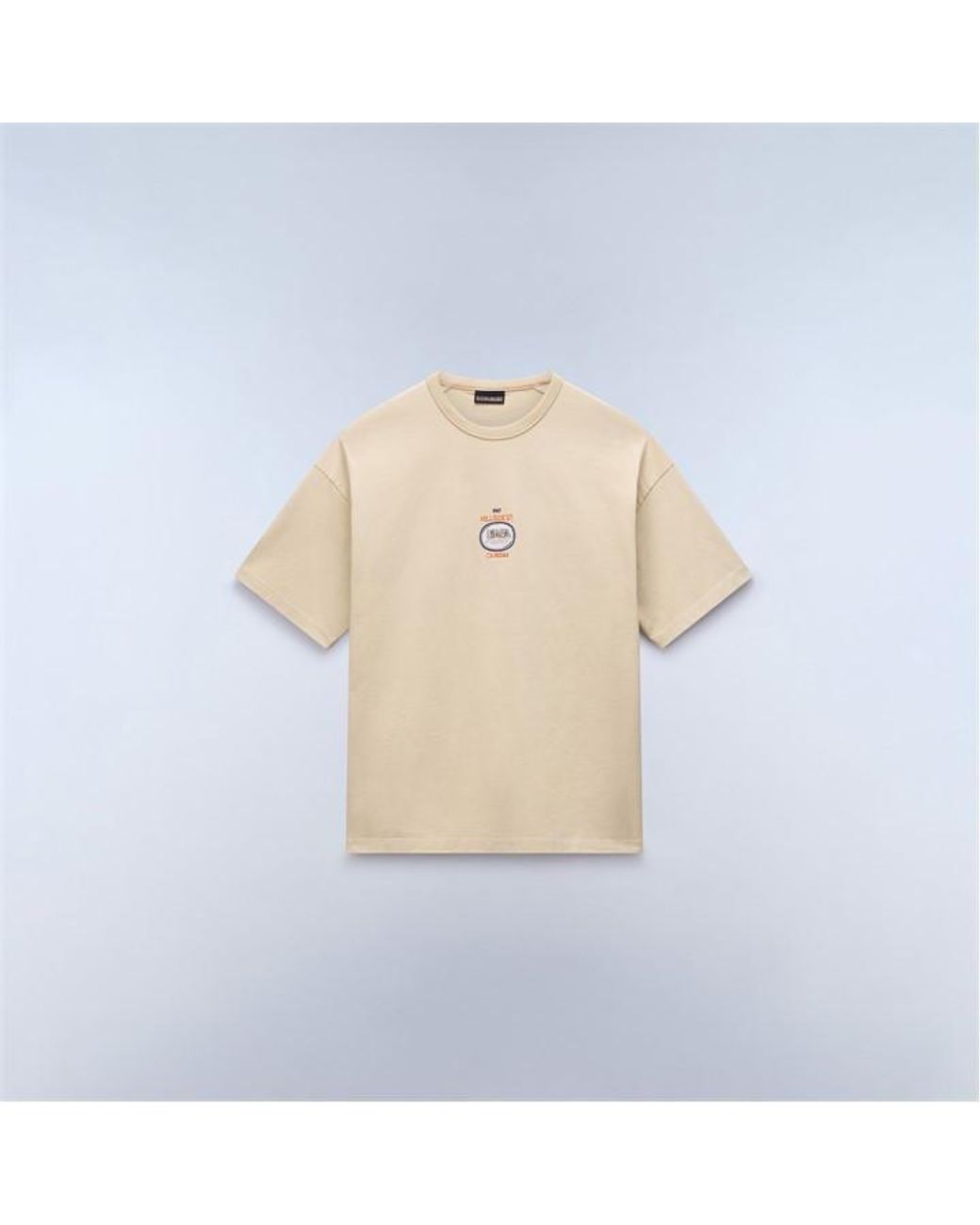 Napapijri Blue Napa Krous Tee for men