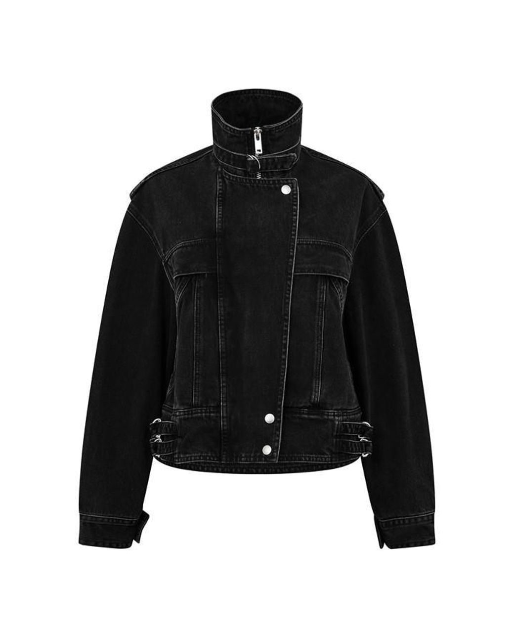 Isabel Marant Black Joseline Bomber Jacket