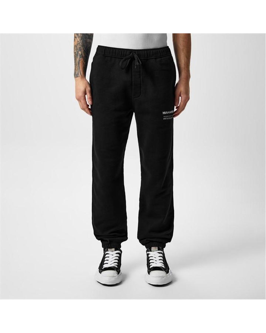 Maharishi Blue Tapered Jogging Bottoms for men