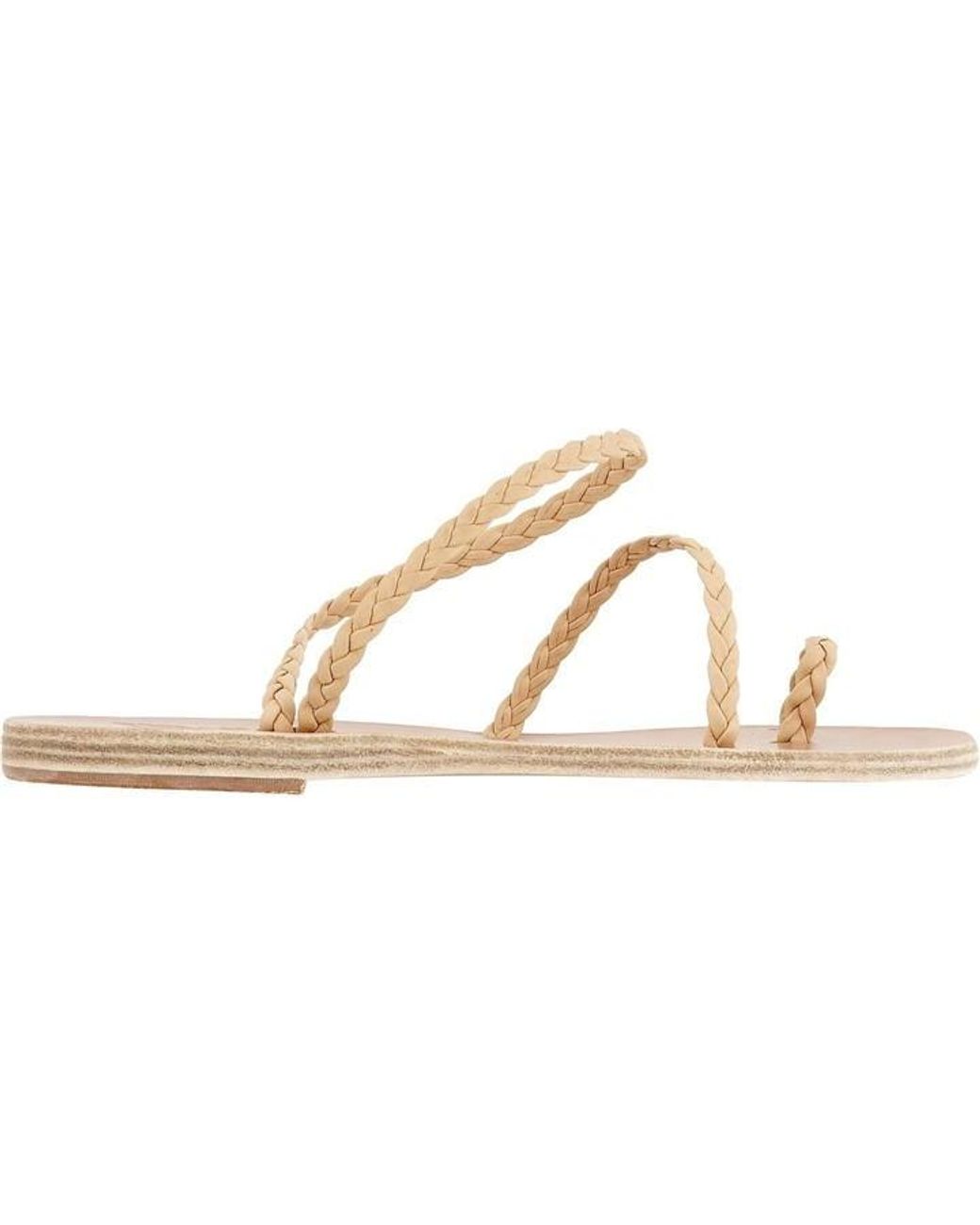 Ancient Greek Sandals Metallic Eleftheria Sndl Flat