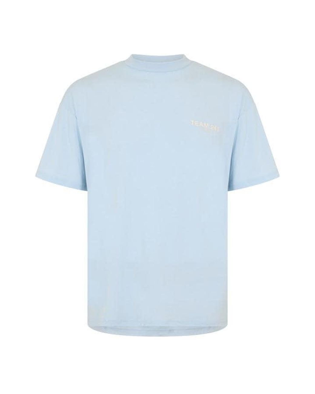 REPRESENT 247 Blue Team Os Short Sleeve Gym T-Shirt for men