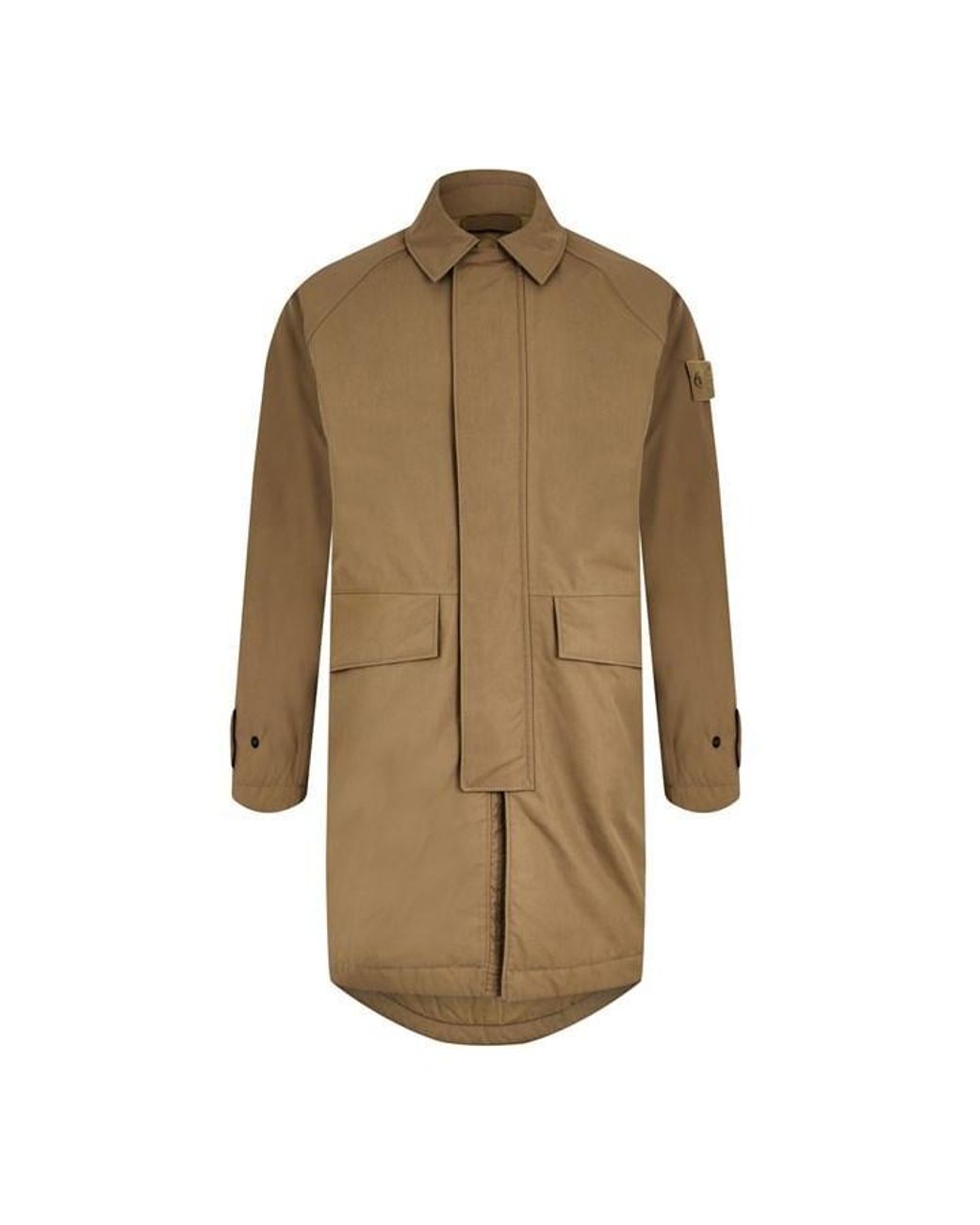 Stone Island Ghost Piece Coat in Natural for Men Lyst UK