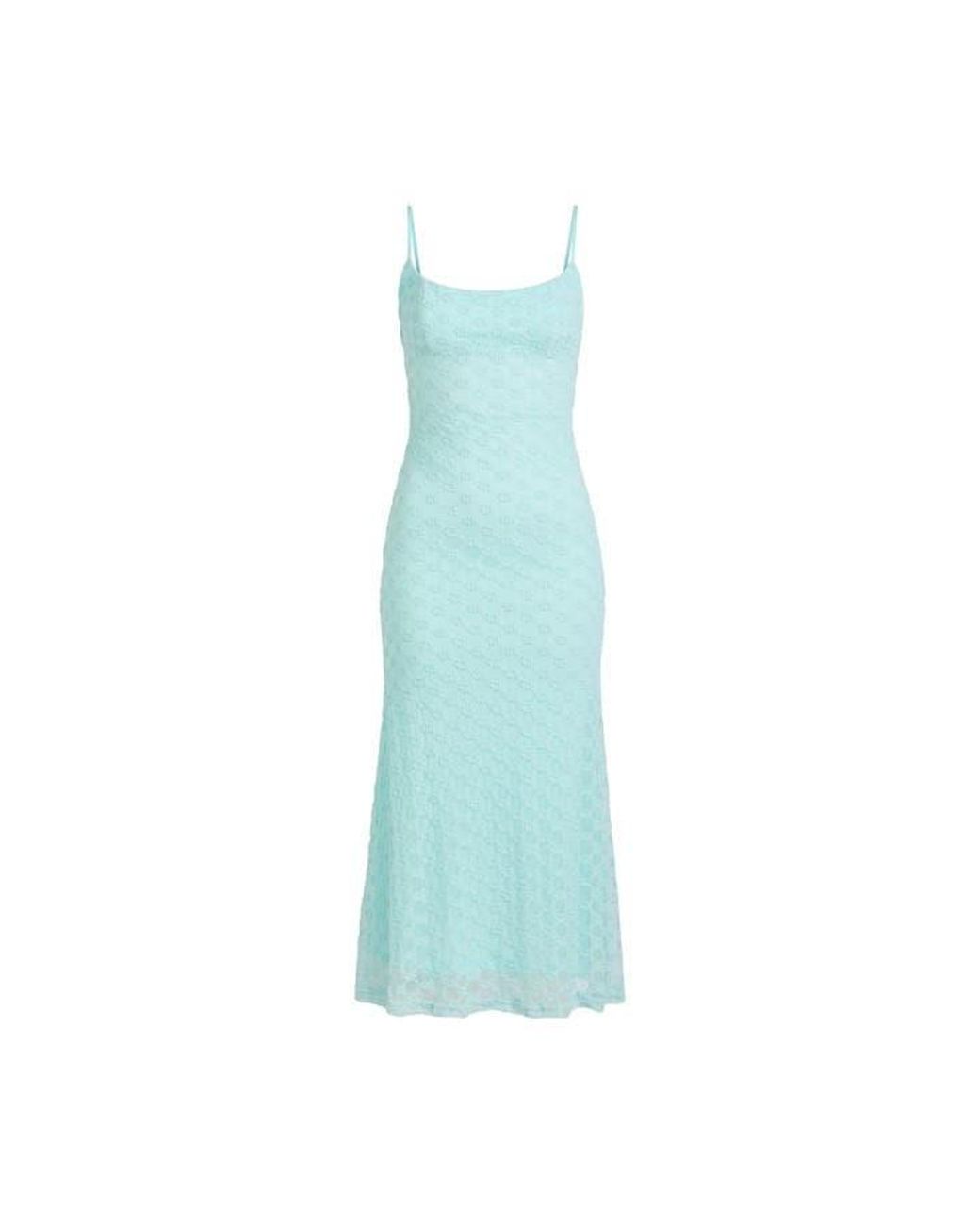 Bardot Blue Adoni Mesh Midi Dress