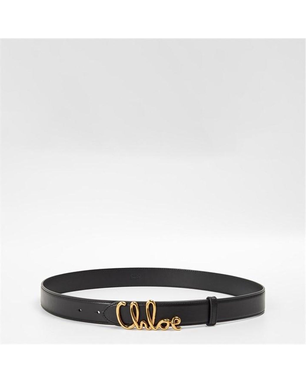 Chloé Black Icons Leather Belt