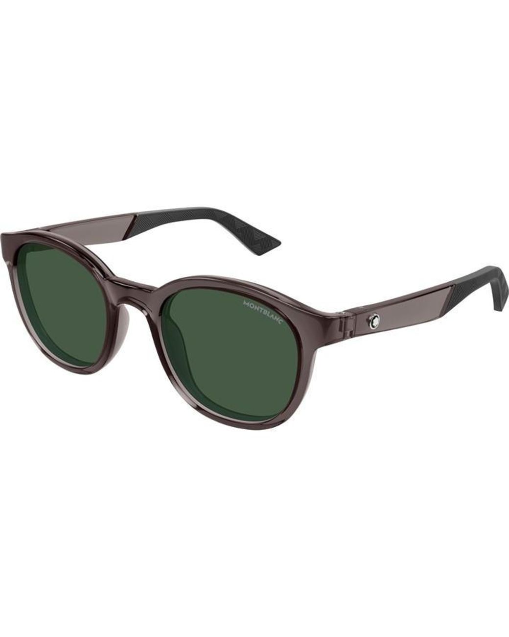 Montblanc Green Round Sunglasses for men