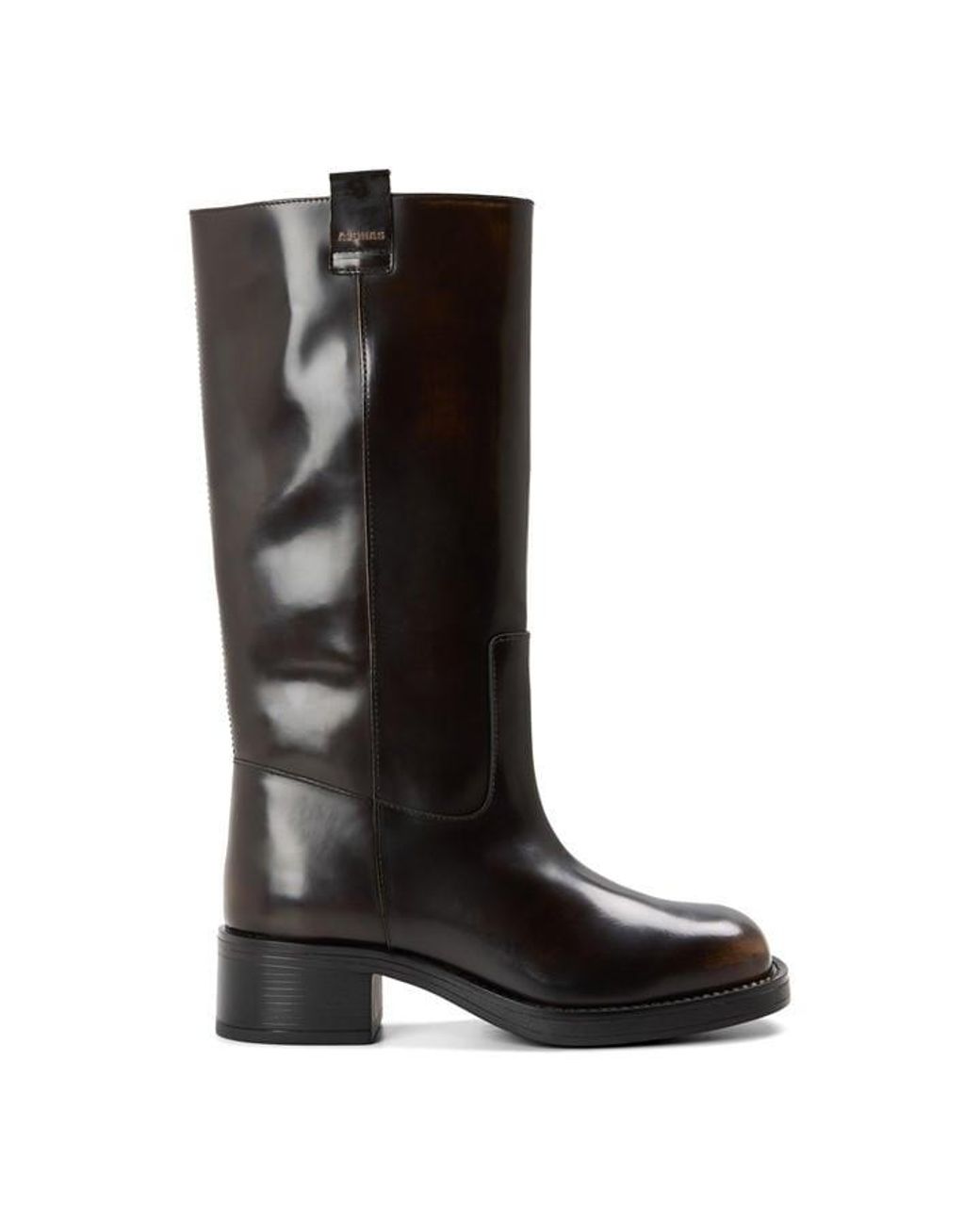 Alohas Black Sajan Boot Knee High Boots