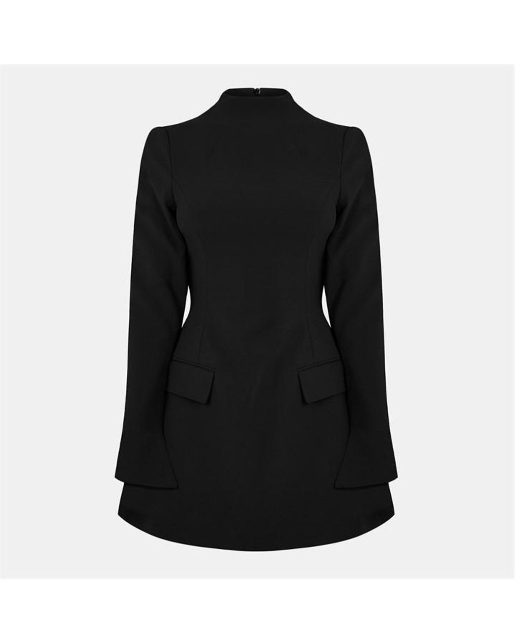 Odd Muse Black Long Sleeve Mini Dress