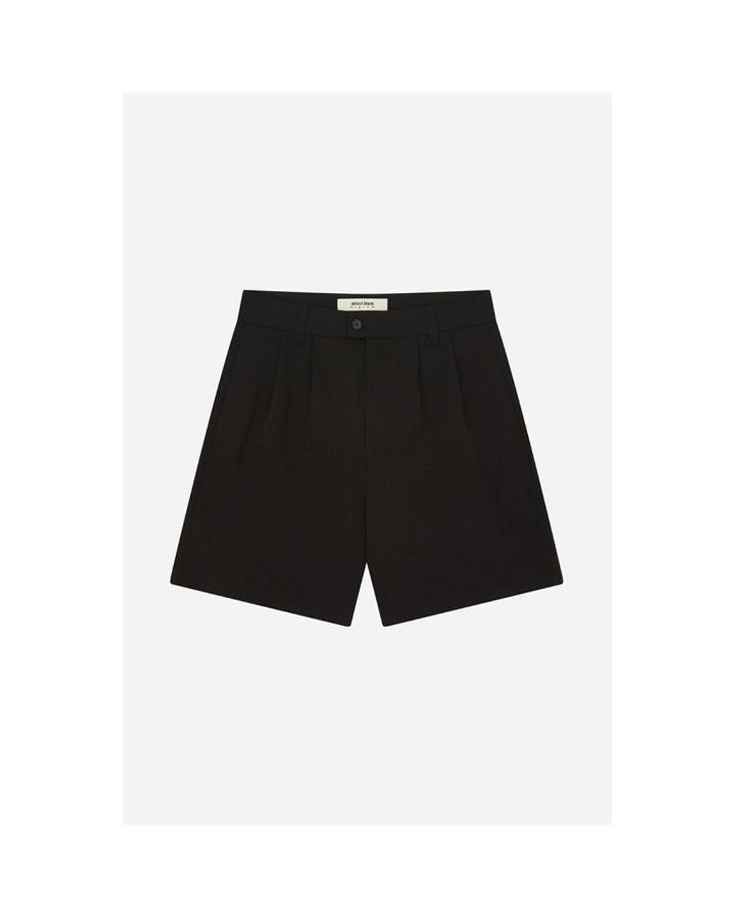 About Blank Black Woven Tracksuit Shorts for men